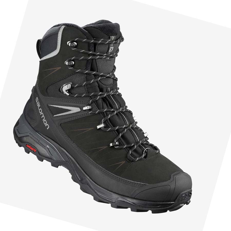 Salomon X ULTRA WINTER CLIMASALOMON™ WATERPROOF 2 Téli Csizma Férfi Fekete | HU 2246XYU